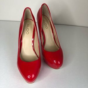ALDO Red high heel pumps